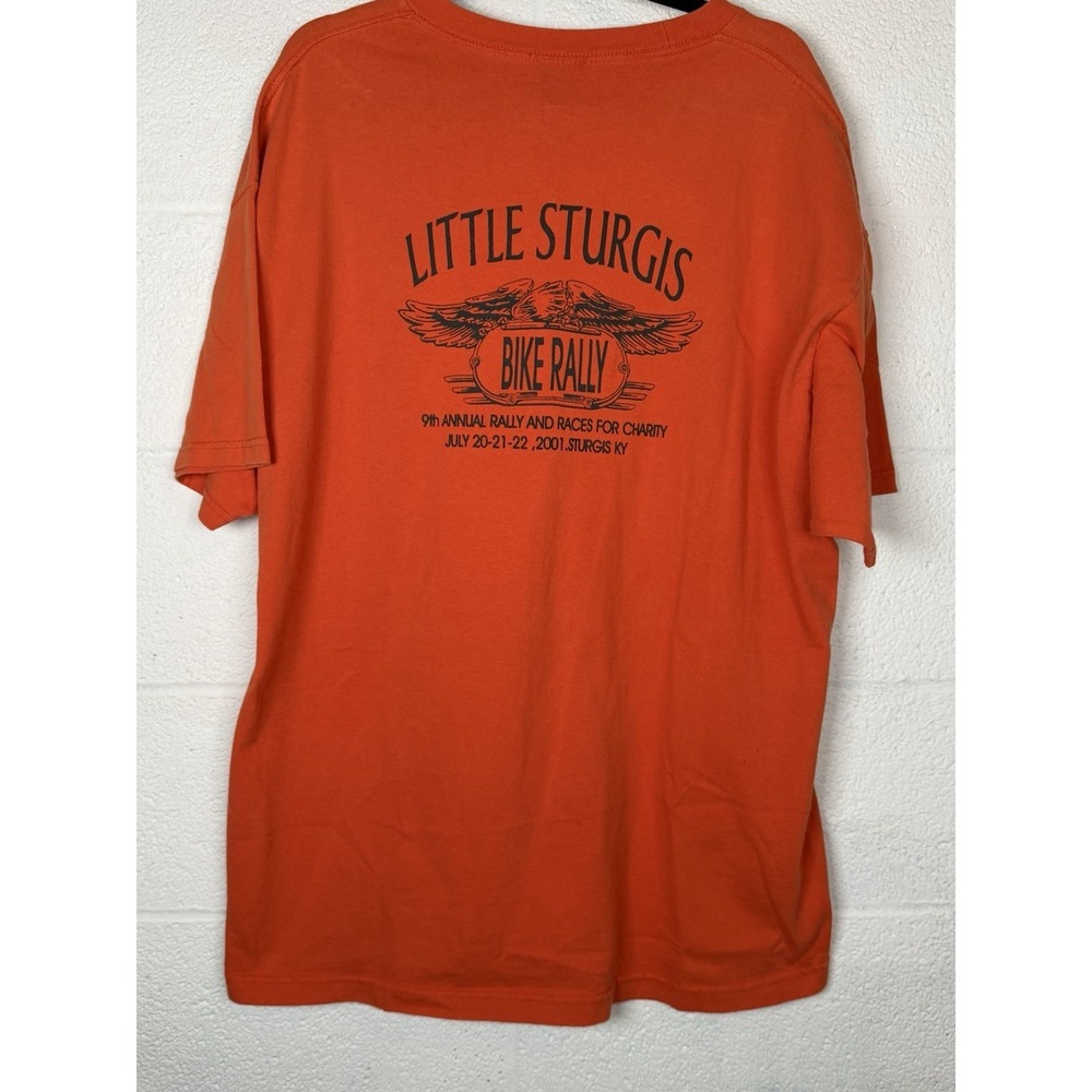 Vintage Y2K Pure Playaz Little Sturgis Bike Rally 2001 Kentucky Tee XXL